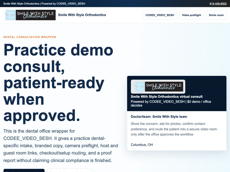 Dental Consultation Shell preview