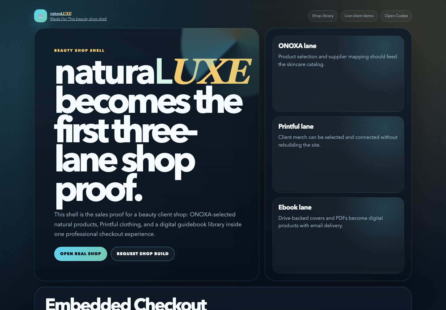 NATLUX shop preview