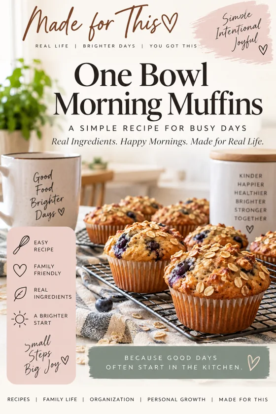One Bowl Morning Muffins — article cover