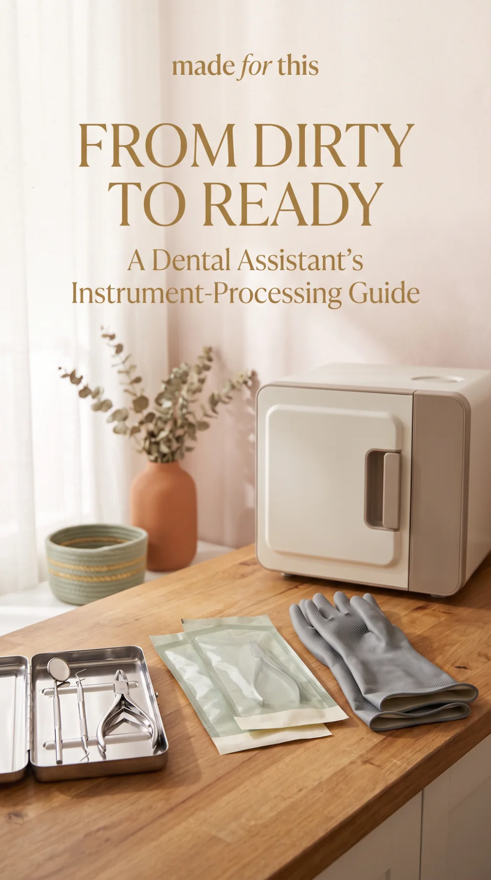 From Dirty to Ready: A Dental Assistant’s Instrument-Processing Guide — original article cover