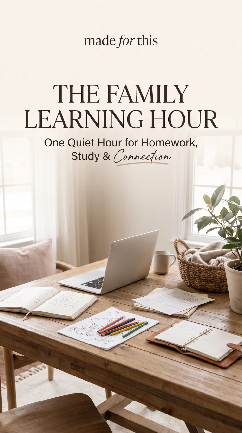 The Family Learning Hour — original article cover
